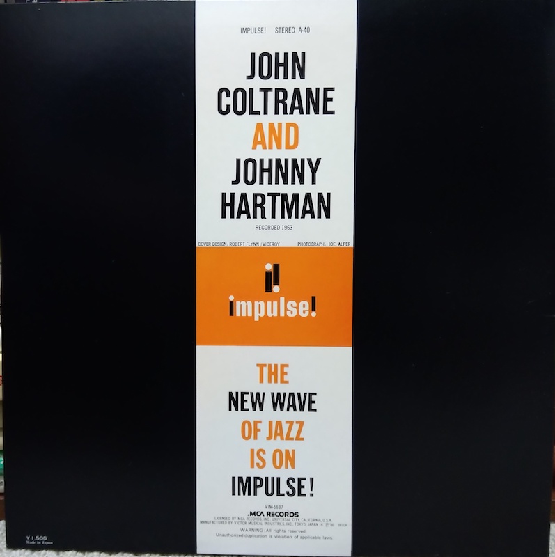 JOHN COLTRANE AND JOHNNY HARTMAN